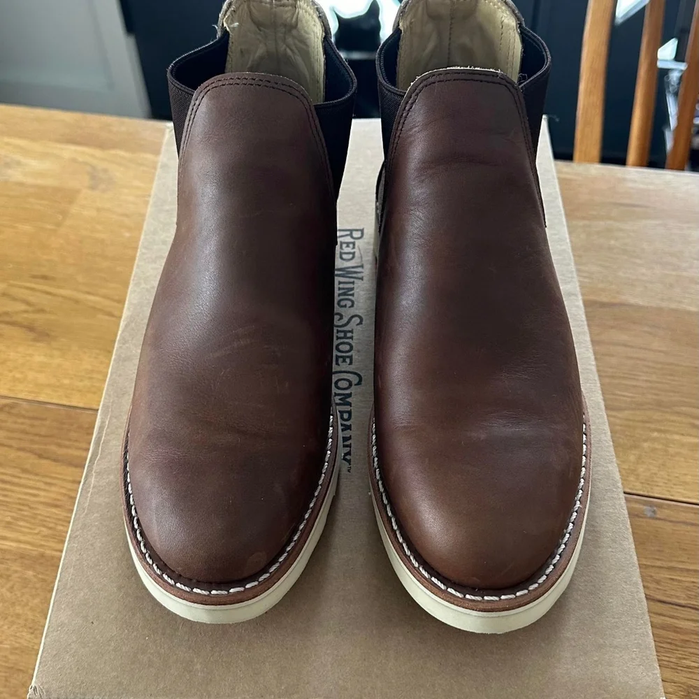 *SOLD* Red Wing 3445 Heritage Women's Classic Chelsea Boot in Amber Harness NIB - Picture 6 of 7